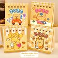 2026 Custard Bear Calendar Desk Calendar Portable Coil Schedule Planner Desktop Decoration Daily Planner Office School Supplies Zpaxo 4pcs