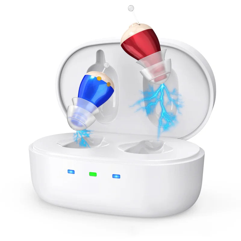 Rechargeable Hearing Aid Intelligent Sound Amplifier Noise Reduction