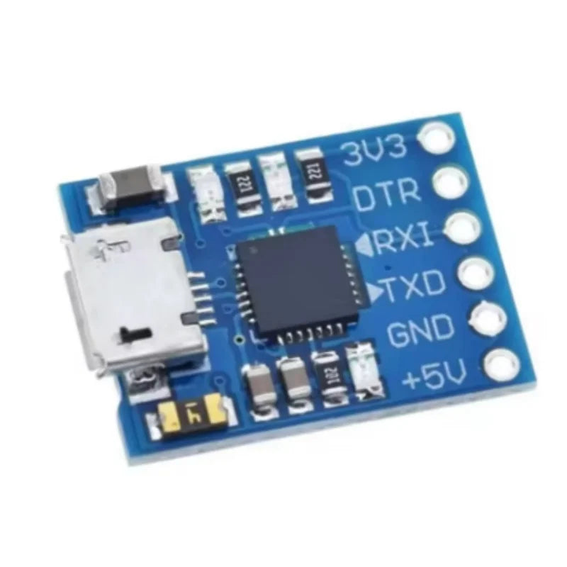 MCU2012 CP2102 USB to TTL Communication Module Mini Burner Downloader MicroType-C Zpaxo