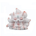 Micro Landscape Resin Little Statue Creative Cute Animal Sculpture Zpaxo White