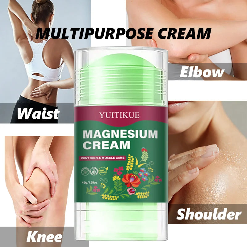 YUITIKUE Magnesium Cream – Soothe Muscles, Joints & Skin (45g) Magnesium Body Cream Zpaxo