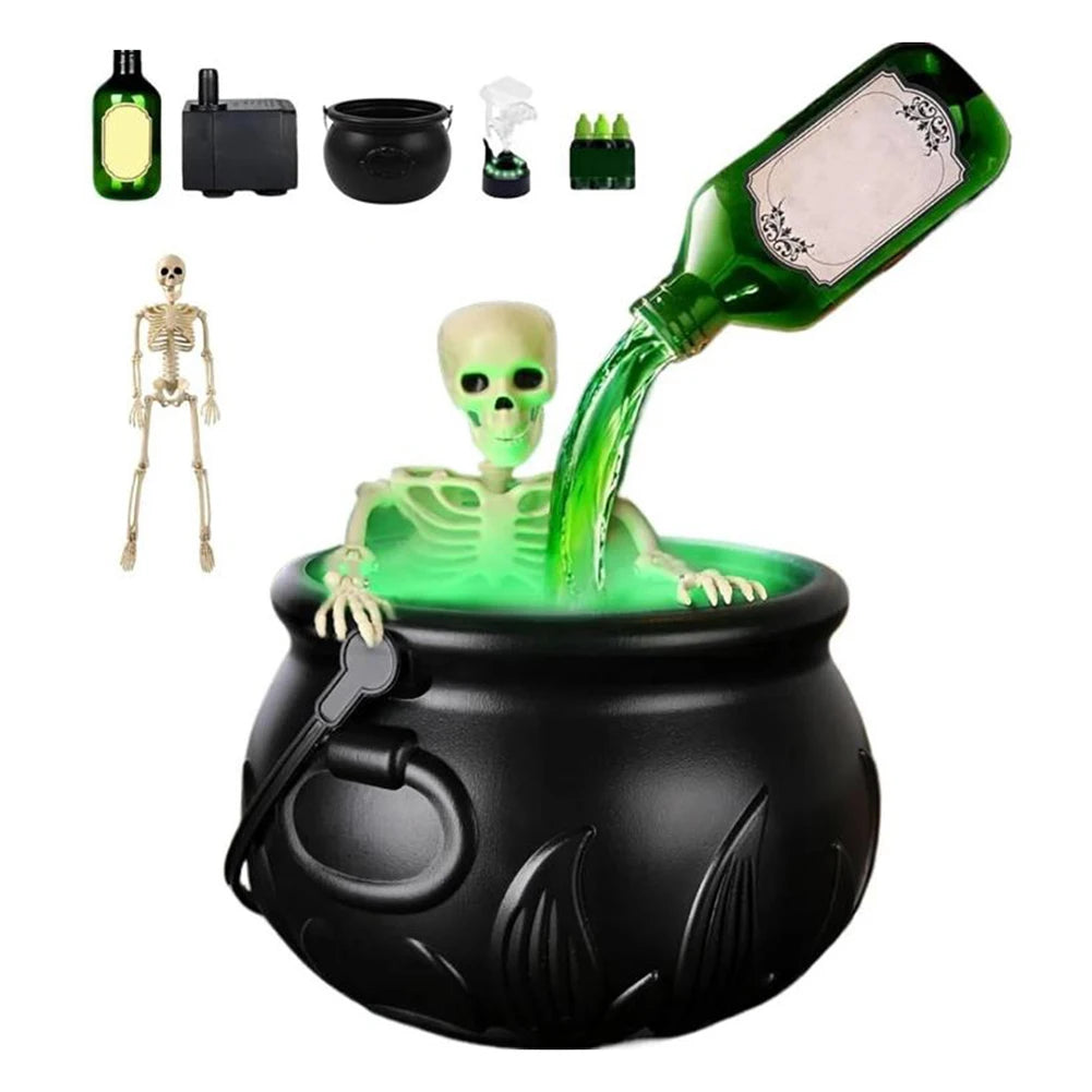 Halloween Decorations Indoor Witch Cauldron Black Plastic Bowl