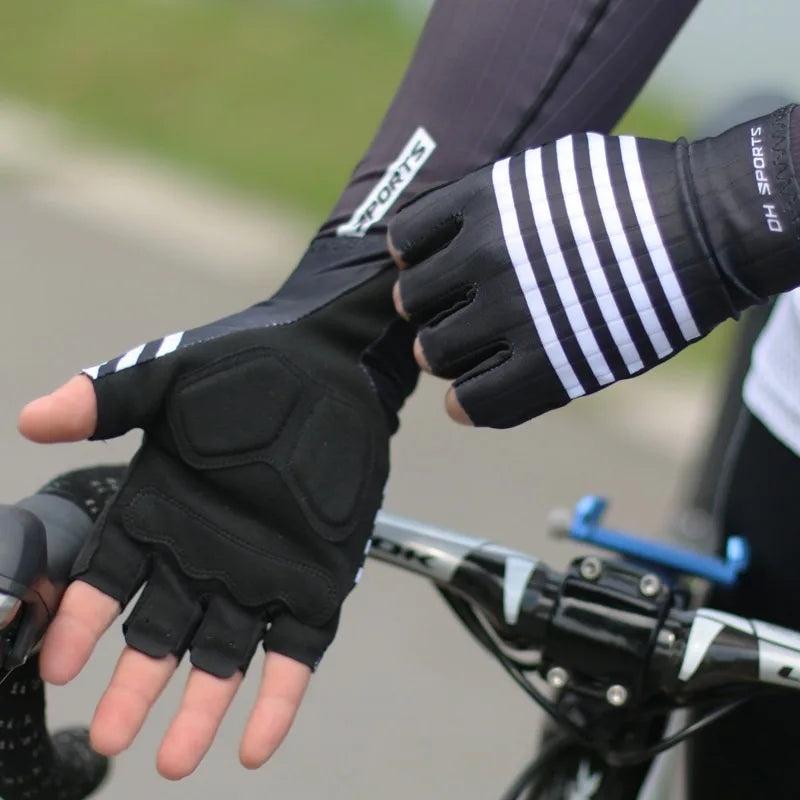 Cycling Gloves Half Finger Summer Style Bicycle Short Finger Gloves Breathable Fishing Fitness Outdoor Can Both Men and Women Zpaxo
