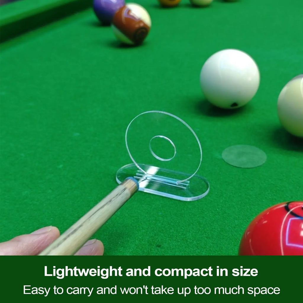 1 5 Holes Billiard Rod Trainer Acrylic Pool Cue Exerciser Equipment