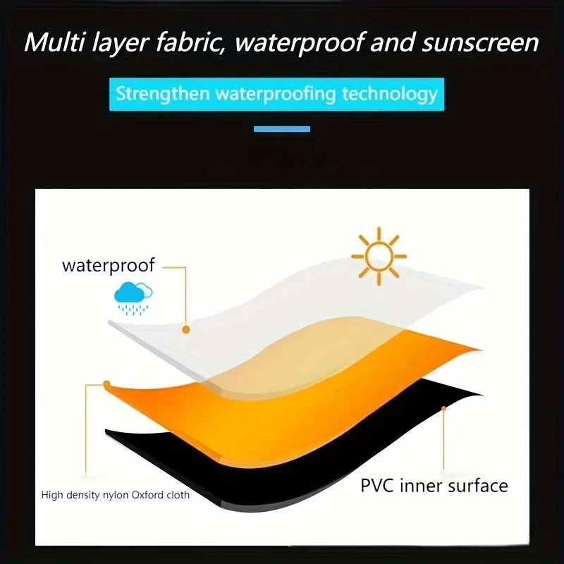 Outdoor Motor Protection Covers Air Conditioning Hood Oxford Cloth Zpaxo