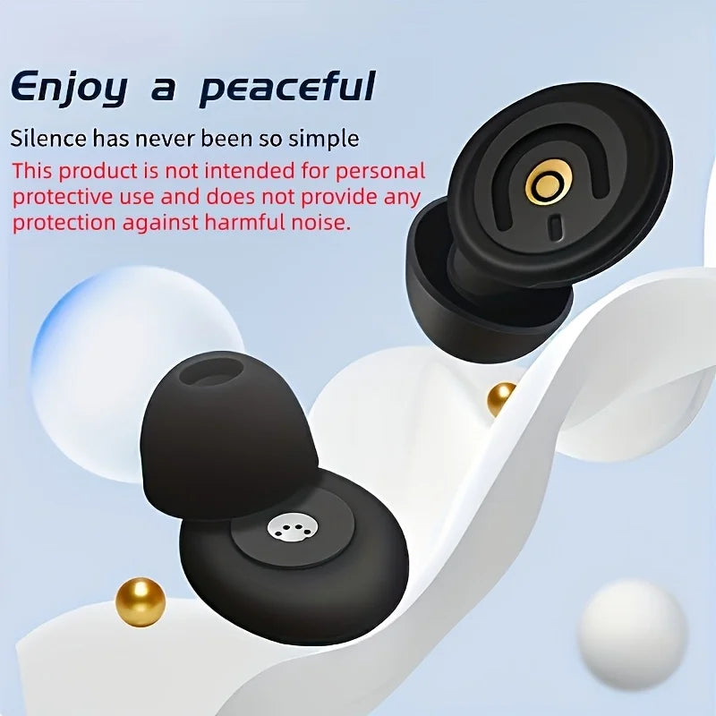 Pair Upgraded 2026 Noise-canceling Earplugs Reusable Storage Case