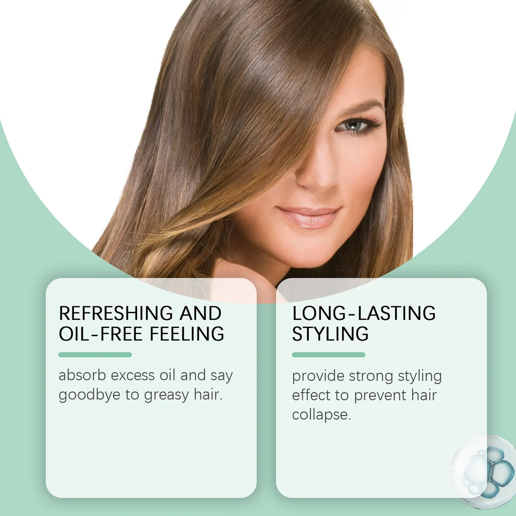 Matte Dry Shampoo Powder Puff – Instant Oil Control & Volume 5g Dry Shampoo Powder Zpaxo