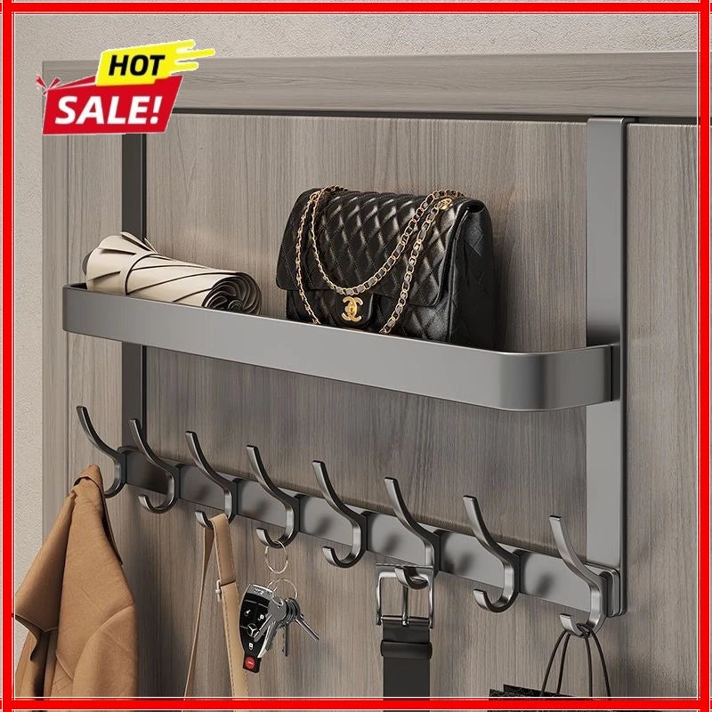 Over-the-Door Organizer Rack – Coat, Hat & Towel Hanger Door Organizer Rack Zpaxo