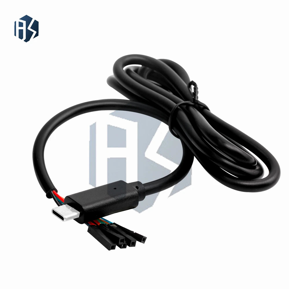 CH340G type-c download cable USB to serial port module USB to TTL Refresh cable RS232 Upgrade small board with cover Zpaxo