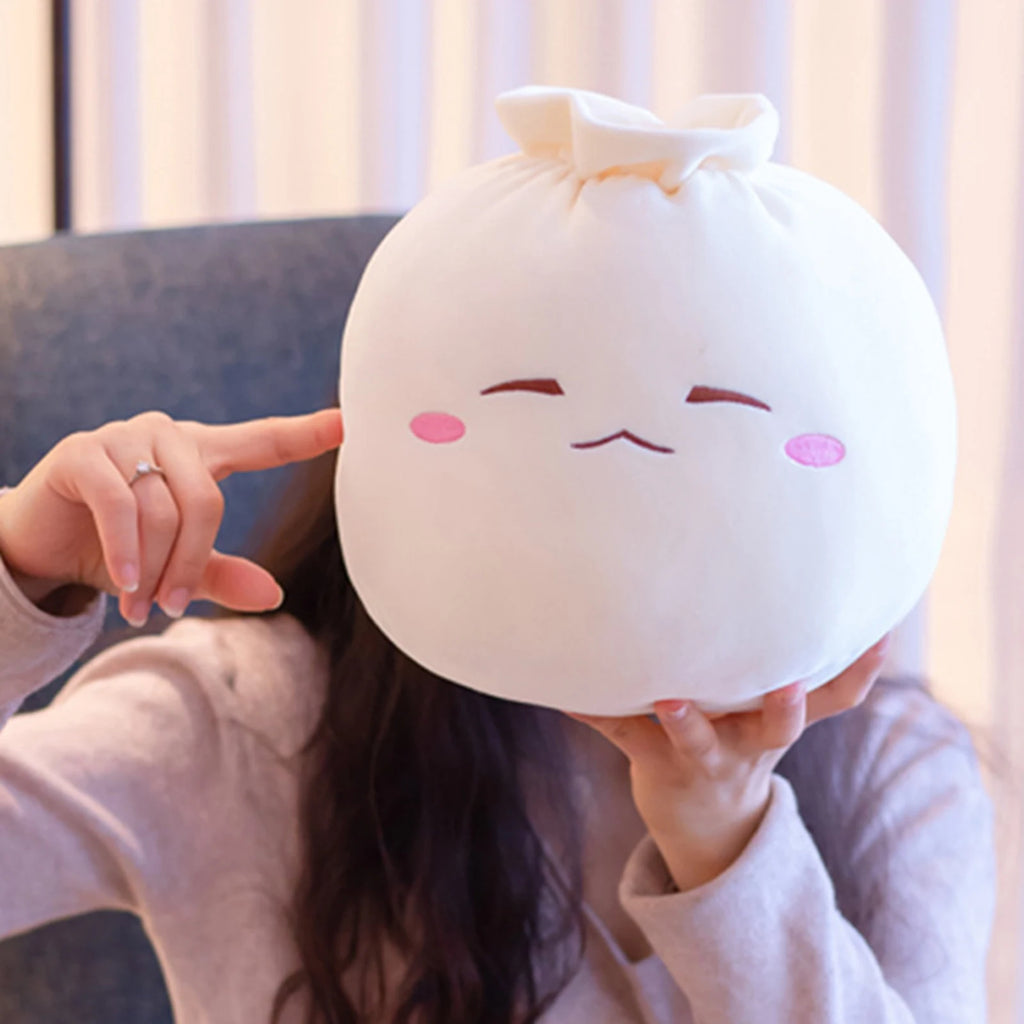 Stuffed Plush Cartoon Dumpling Pillow Car Room Office Toy Sofa Soft Zpaxo