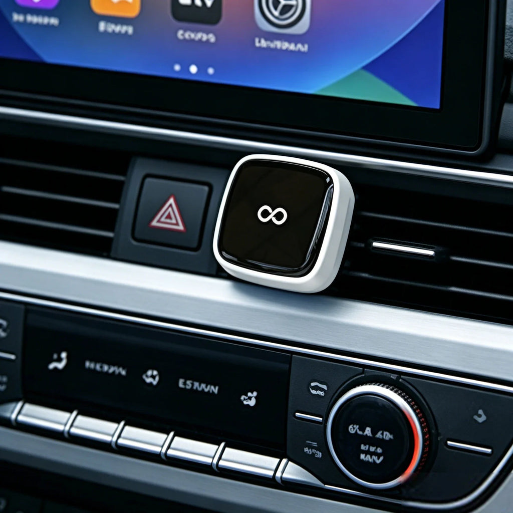 Mini Wireless Carplay Adapter Plug Play Android Auto 5GHz Wifi Stable Zpaxo
