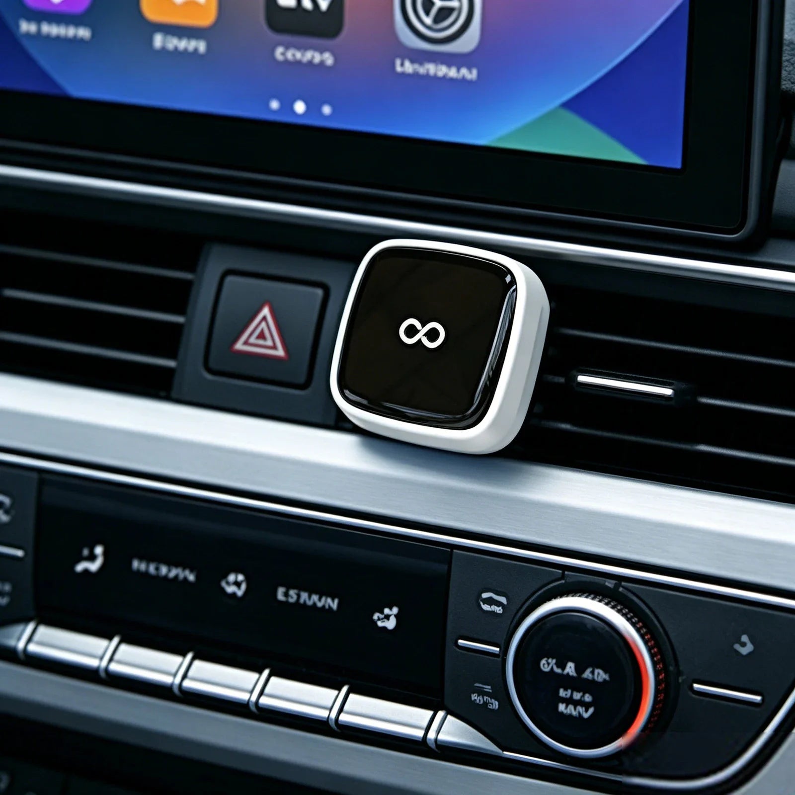 Mini Wireless Carplay Adapter Plug Play Android Auto 5GHz Wifi Stable Zpaxo
