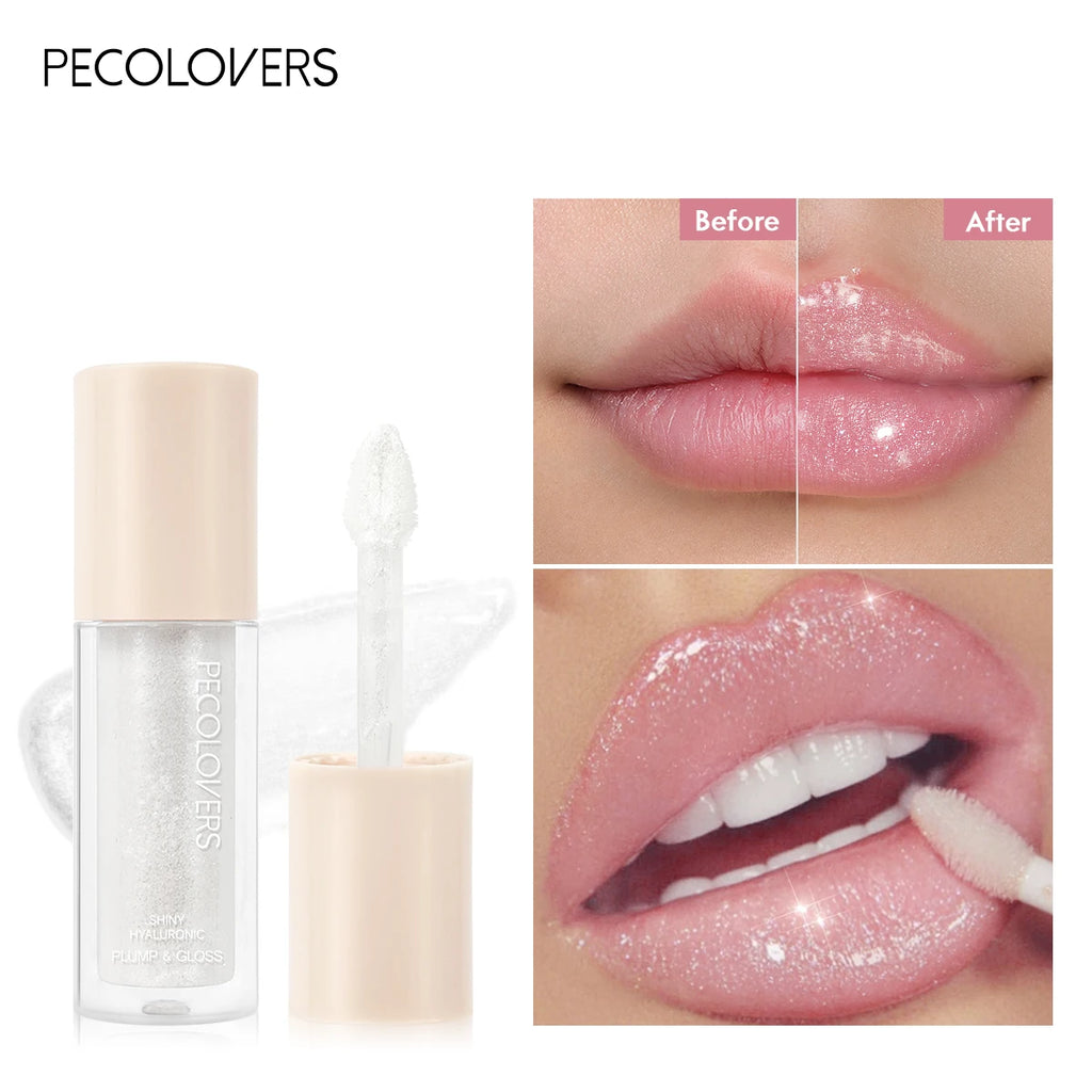 Moisturizing Glitter Lip Gloss Mirror Long-Lasting Shine Plumping Liquid Lipstick Nutritious Lip Liquid Makeup Zpaxo