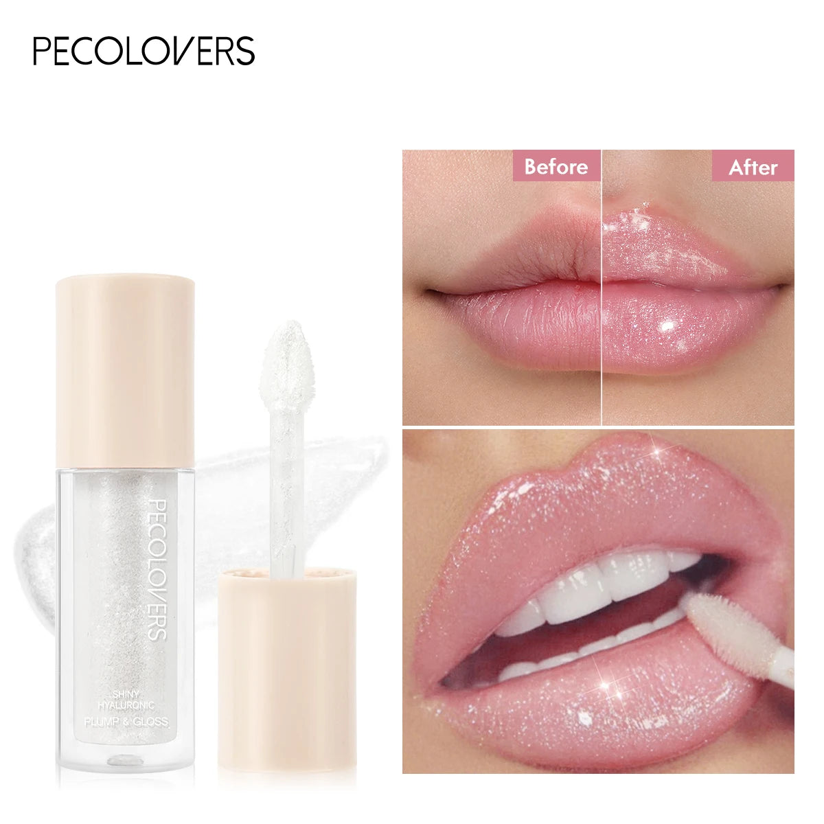 Moisturizing Glitter Lip Gloss Mirror Long-Lasting Shine Plumping Liquid Lipstick Nutritious Lip Liquid Makeup Zpaxo