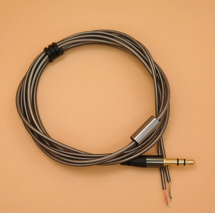 Practical 3-Pole Jack Audio Cable Cord Wire Headphone Earphone