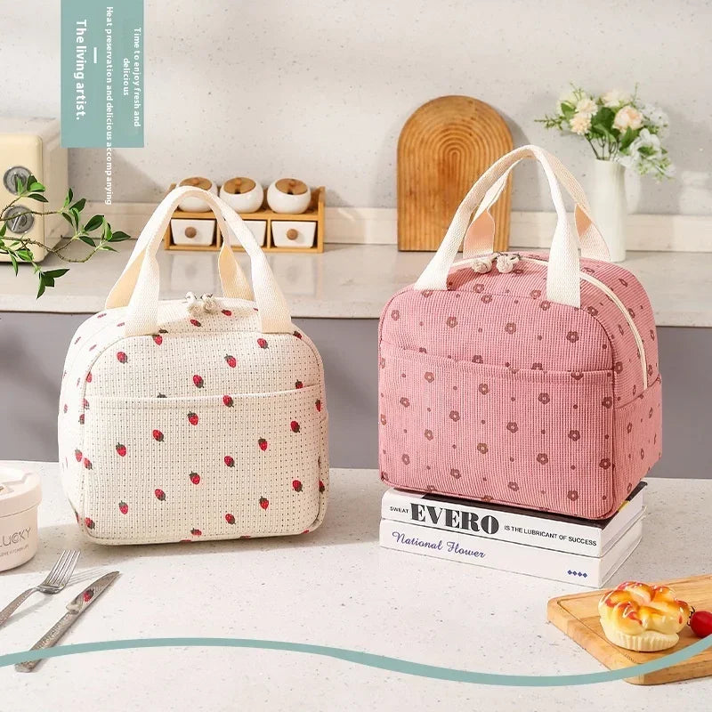 Hot Lunch Bag for Women Girls Men,Cute Women Lunch Bags,Soft Leakproof Large Lunch Bag for Work,Picnic or Travel FoodPouch Zpaxo
