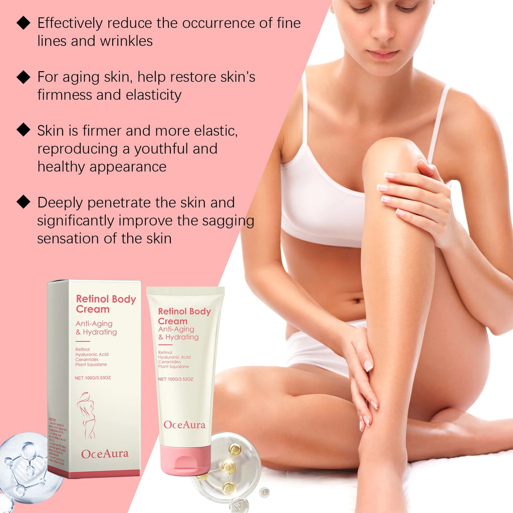 OceAura Retinol Firming Body Cream – Anti-Wrinkle & Tightening Firming Body Cream Zpaxo