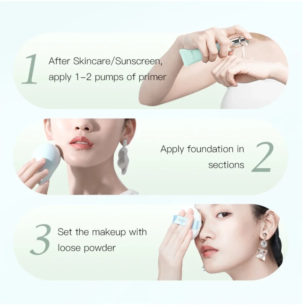 TIMAGE Makeup Primers Moisturizing/Tinted/Oil Control Multi-Effect Primer Base Cream Foundation Moisturizing Oil Control 5g Zpaxo