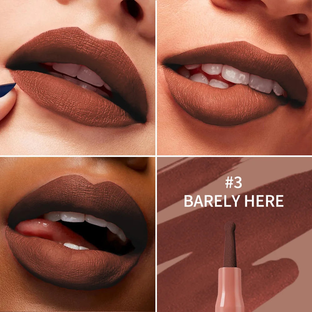 Lip Lingerie Long Lasting Waterproof Lip Liner Stain 8 Colors Transfer Proof Smudge Resistant Color No Bleed Formula Cosmetics Zpaxo