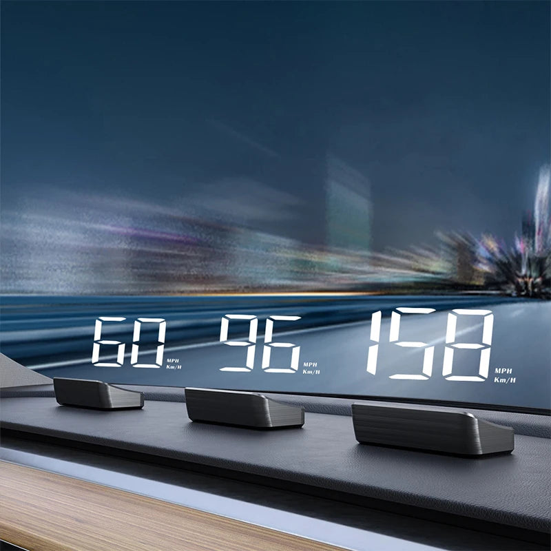 Car Speedometer KM H HUD GPS Head Up Display Digital Speed Meter