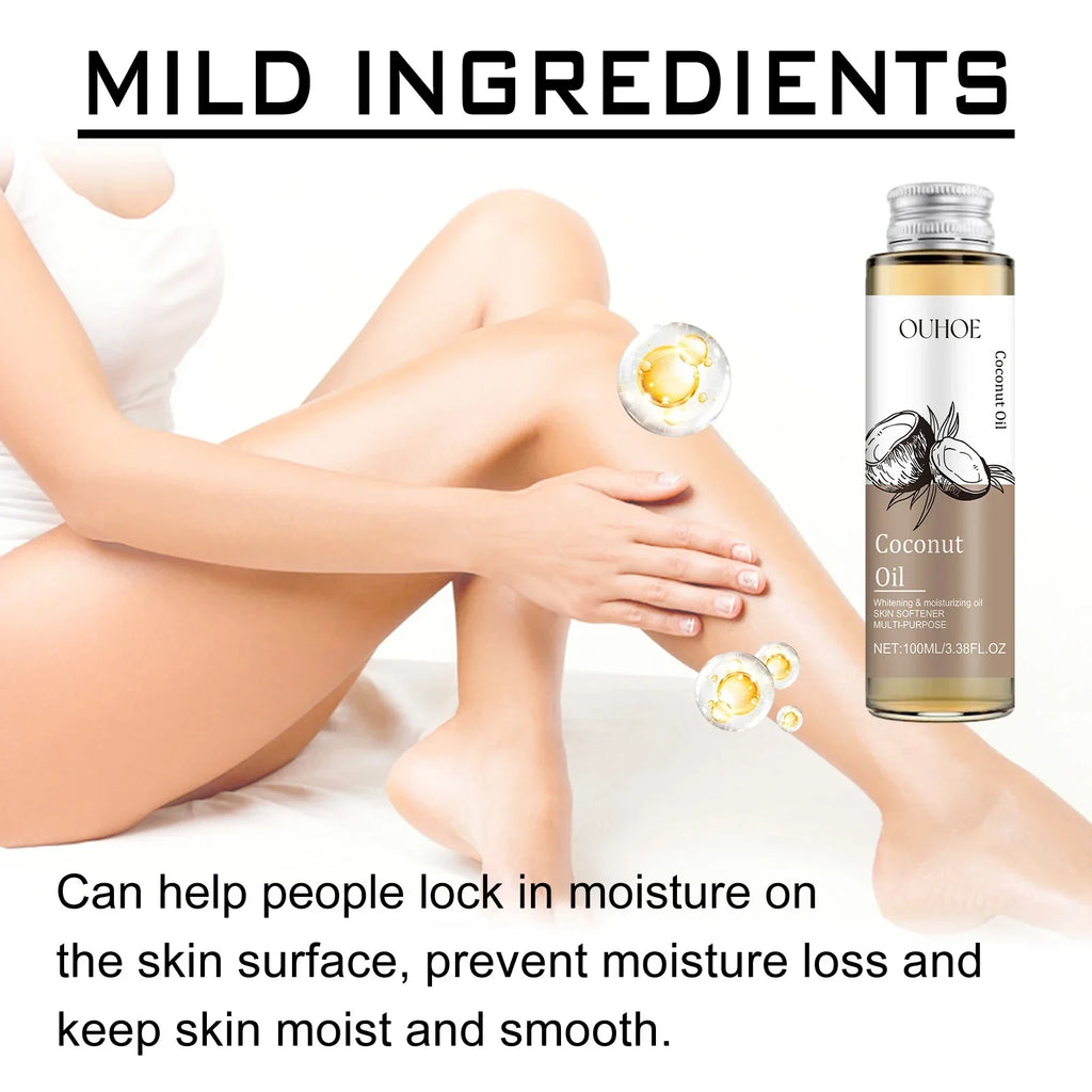 Multipurpose Coconut Oil - For Hair, Skin & Makeup Removal - Natural Moisturizing & Nourishing - Pure Cold Pressed Coconut Oil Zpaxo