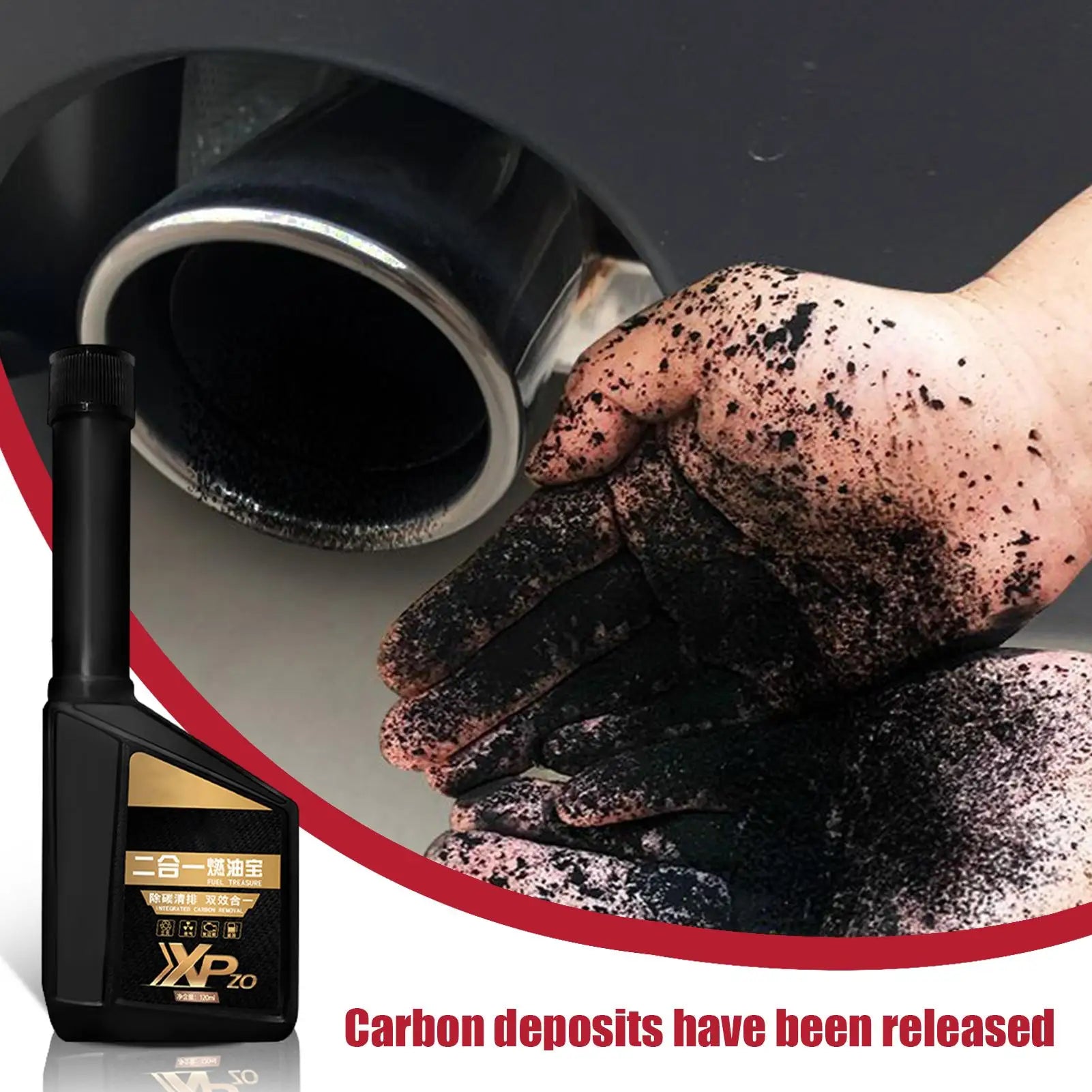 Car Fuel Treasure Gasolines Injector Cleaner Gas Oil Additive Carbon