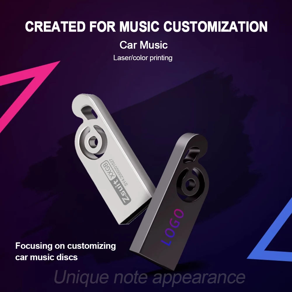 ZSUIT YF 10Pcs Metal Memorias USB Stick Original 128G Pendrive 64G Flash Drives Pen Drives 32GB USB Flash Drive U Disk Free Logo Zpaxo