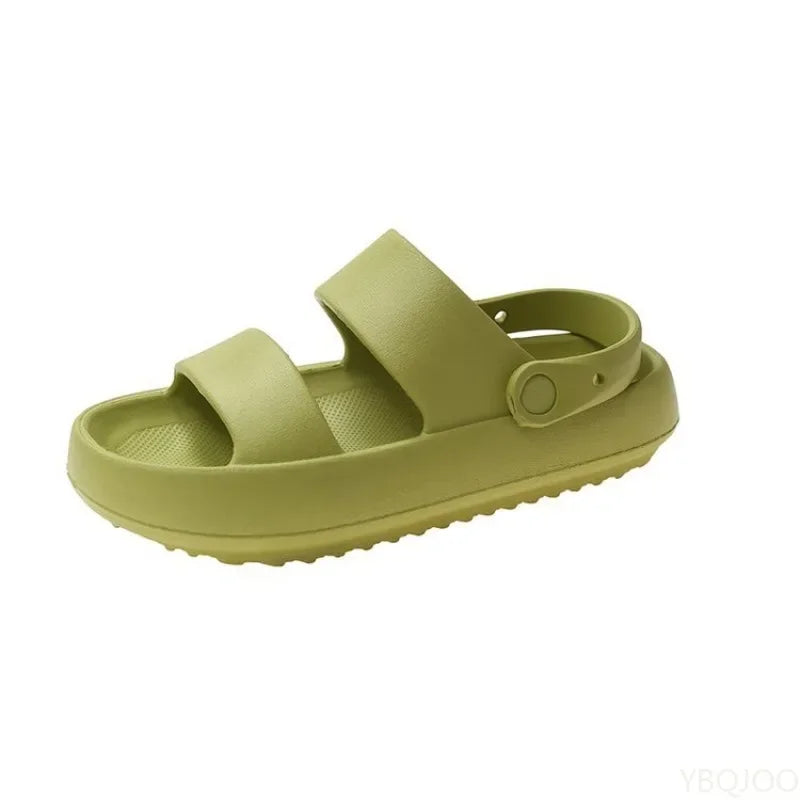 Outdoor Women Breathable Casual Home Slippers Snaps Non-slip Platform
