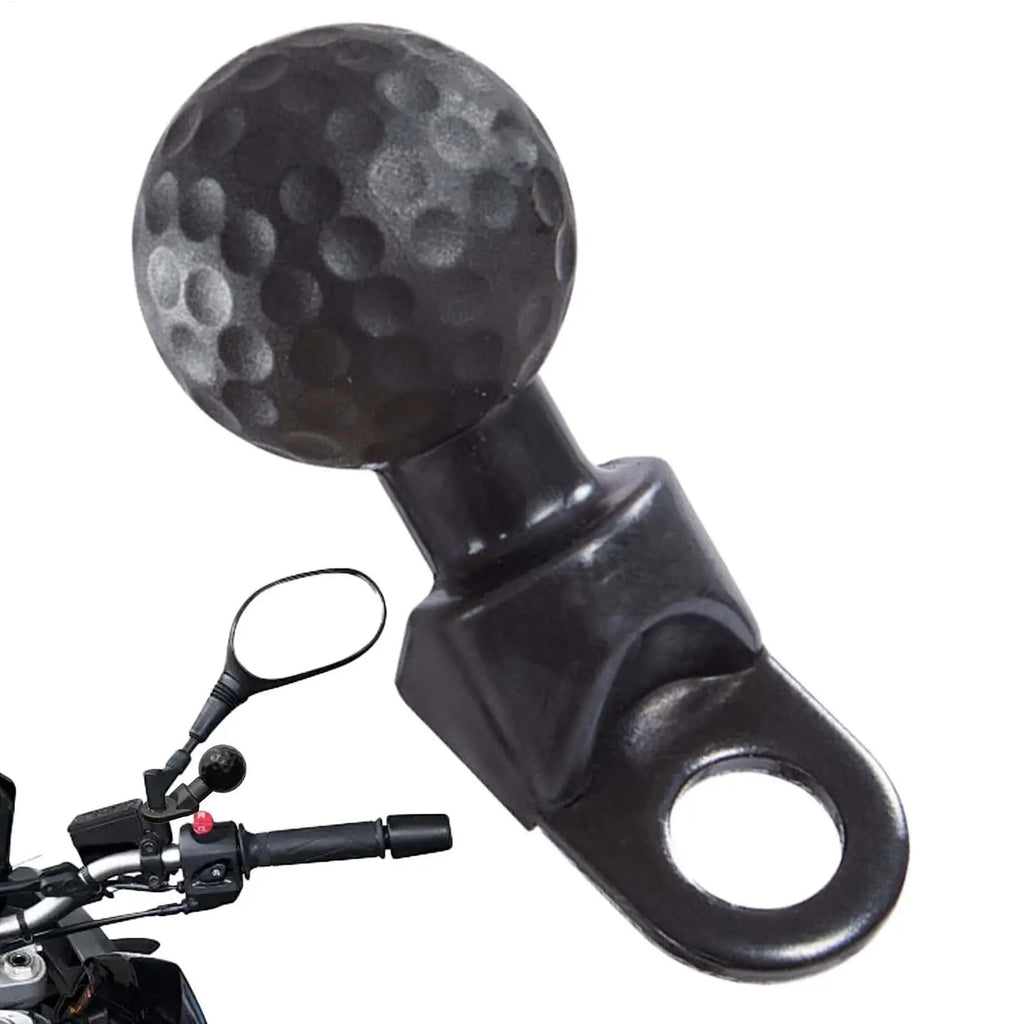 Angled Head Adapter Ball Base Angled Shock Absorbing Sturdy Alloy Ball Base Motorcycle Phone Holder Cycling Accessories for Bike Zpaxo