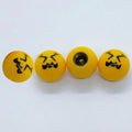 4-Pack Fun Tire Valve Stem Caps – Dustproof Car & Motorcycle
