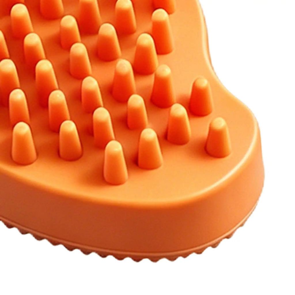 Double-Sided Rubber Pet Bath Brush – Cat & Dog Grooming Comb Pet Grooming Brush Zpaxo