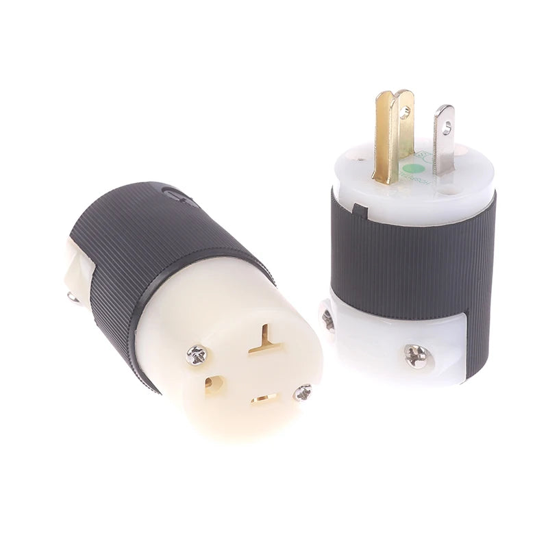 Hubbell HBL5266C Audio Copper US Plug NEMA 5-15P 15R American