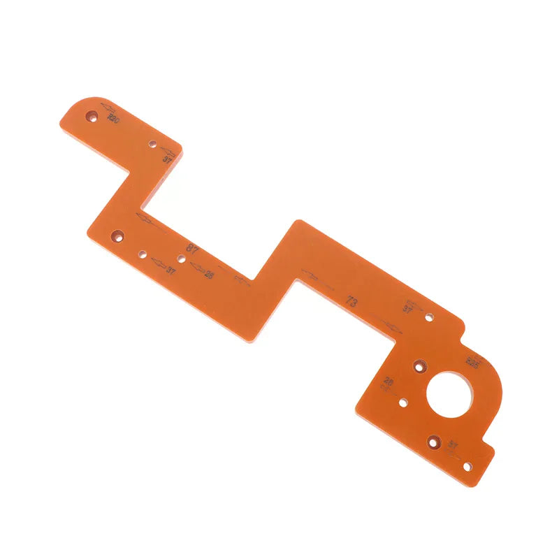 Invisible Embedded Handle Slotting Template Slot Positioning Tool Zpaxo