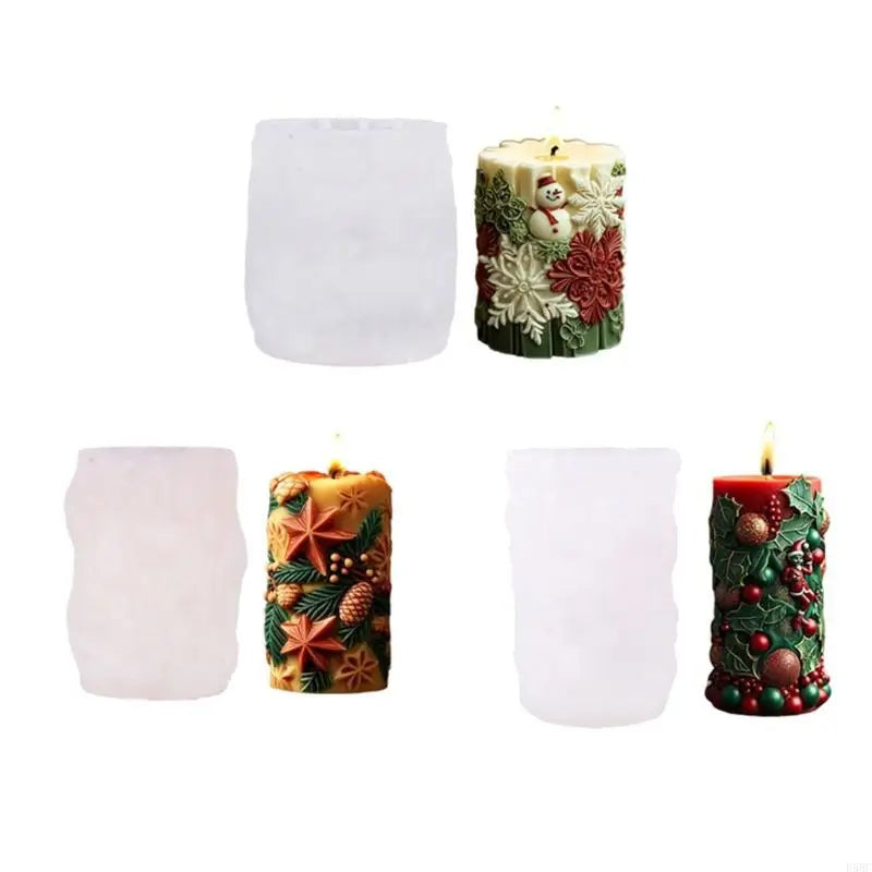 Christmas Silicone Mold Making Soap Chocolate Baking Tool