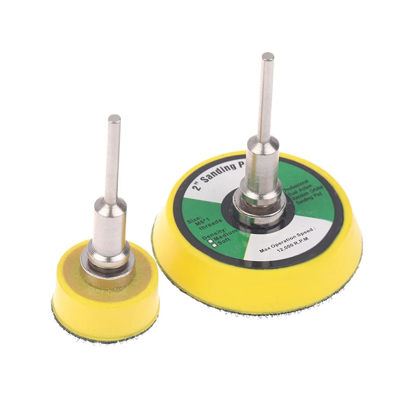 60 1 Sanding Discs Pad Drill Grinder Rotary Tools Backer Plate Zpaxo