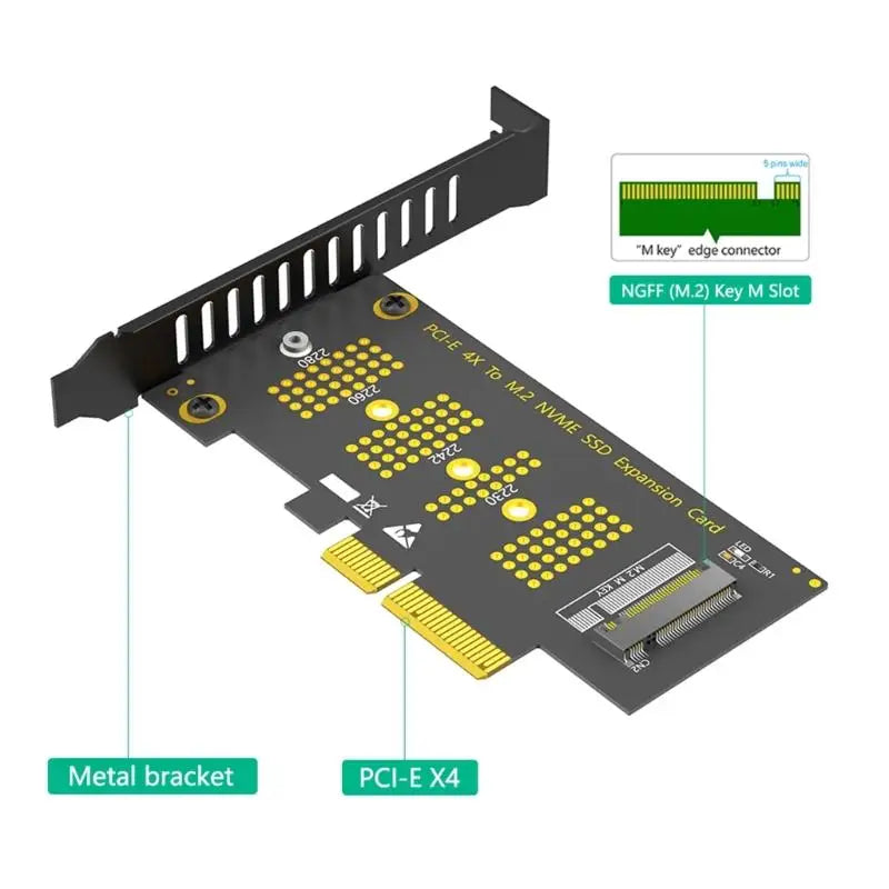 652F Nvme Disk PCIe 4X Converter Board 16Gbps M 2 2230 2242 2260 2280 Zpaxo