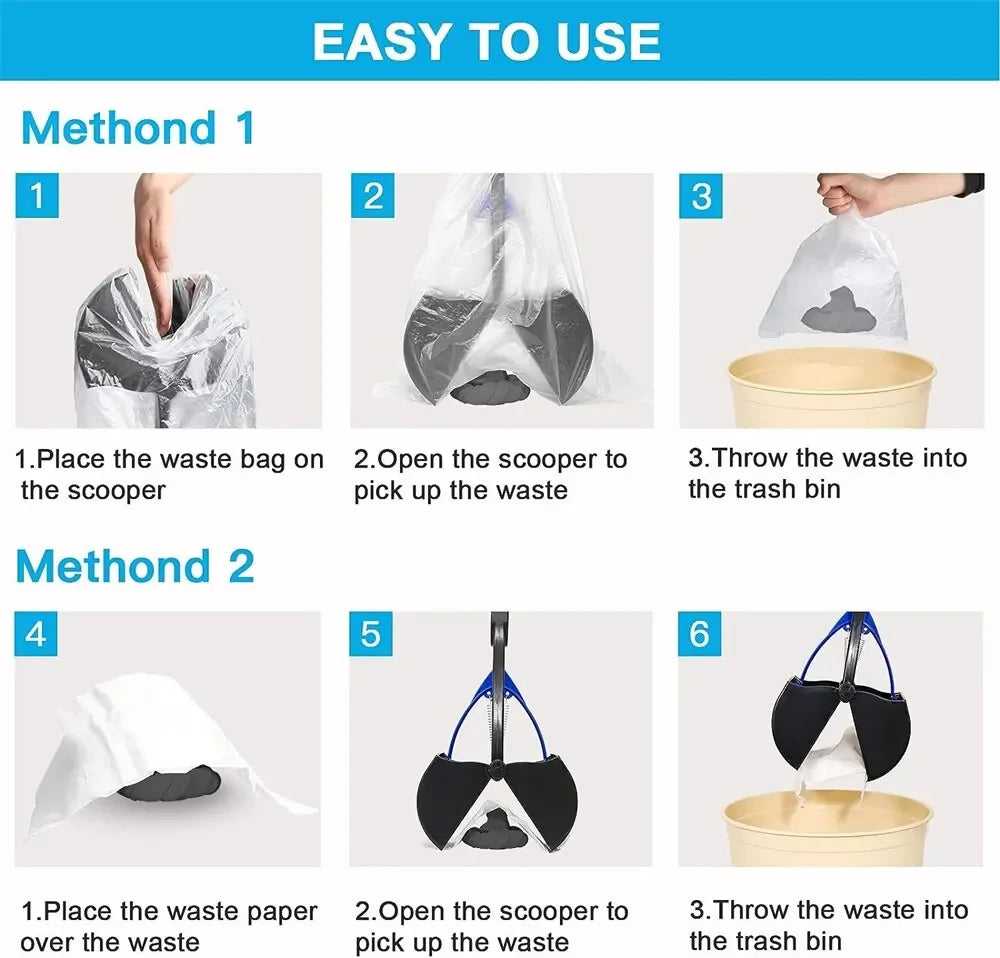 Cat Poop Scoop Clean Waste Cleaning Tools Pet Supplies Cleaner Pooper