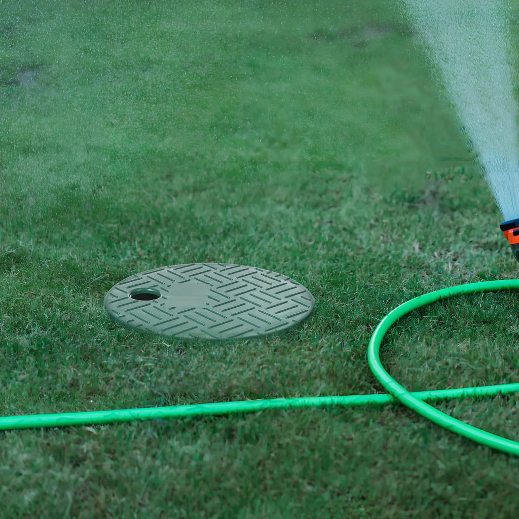 Circular Valve Box Cover Sprinkler System Irrigation Control Water