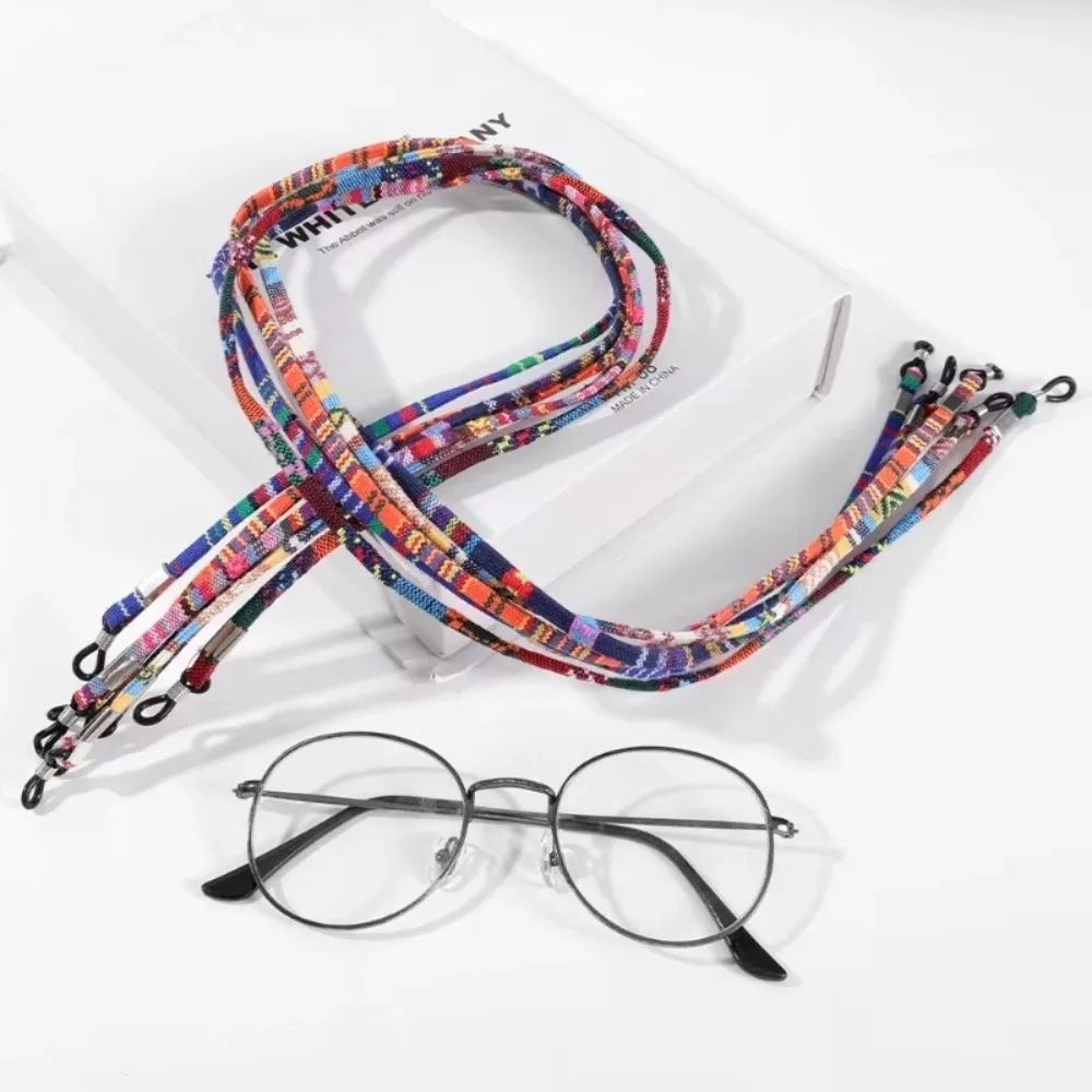 Portable Bohemian Sunglass Chain Neck Cord Anti Drop Glasses Rope Nonslip Adjustable Reading Glasses Holder Summer Zpaxo