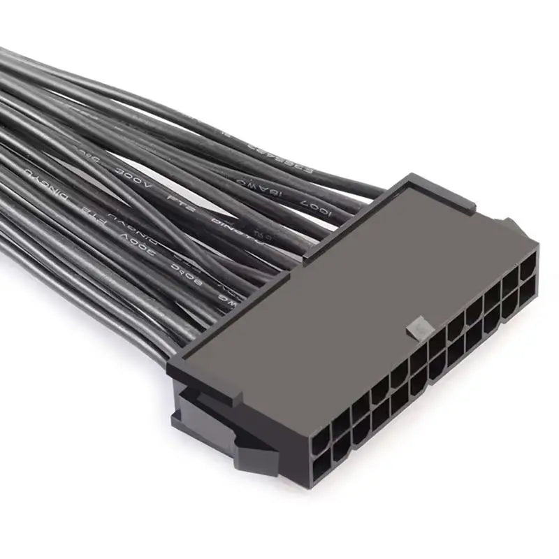 652F 24 Pin Power Sync Cable 24Pin Mining Power Extension Cord for Computer Adapter Boards and General Use Zpaxo