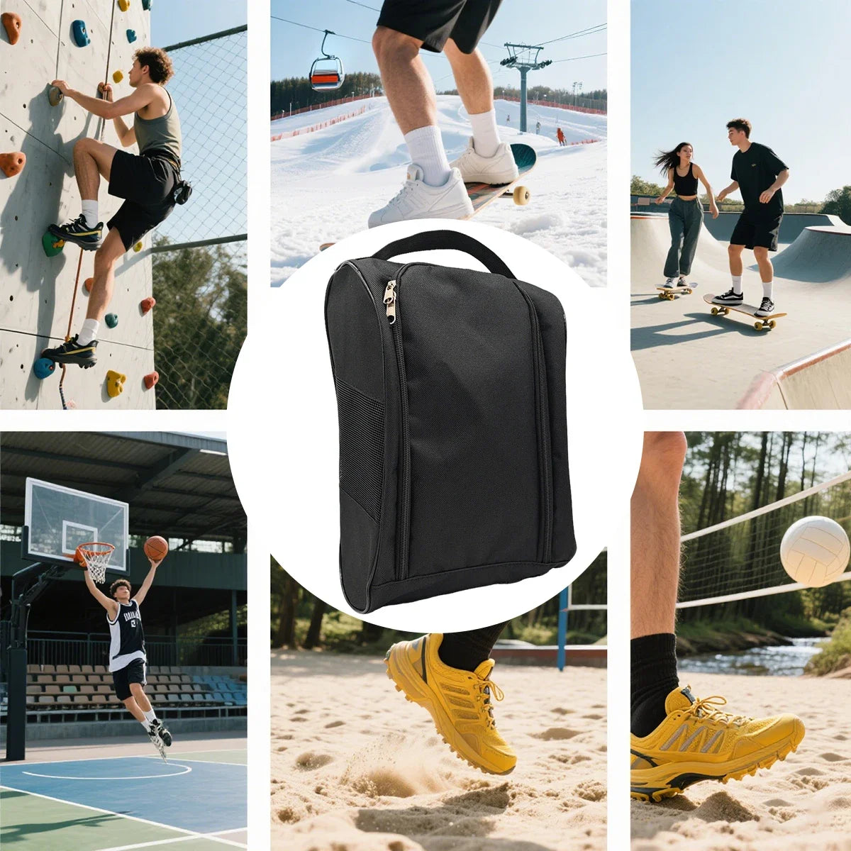 Oxford Shoe Bag – Golf, Football & Tennis Travel Storage Bag
