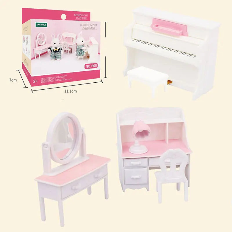 1 12 Forest Family Dollhouse Furniture Montessori Miniature Doll Zpaxo B05