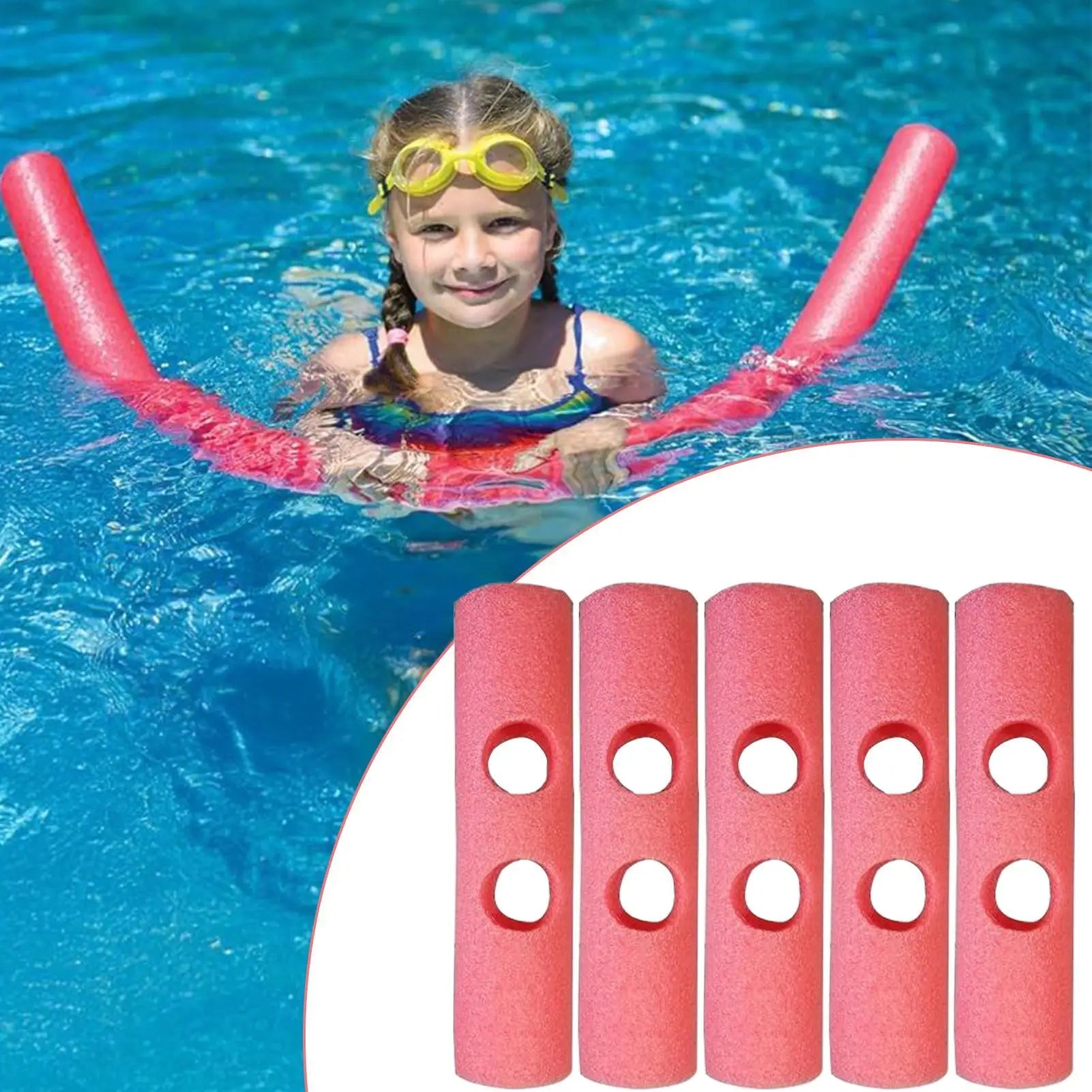 Pool Noodle Connector Adapter Non-slip Foam Joint Holder Adjustable