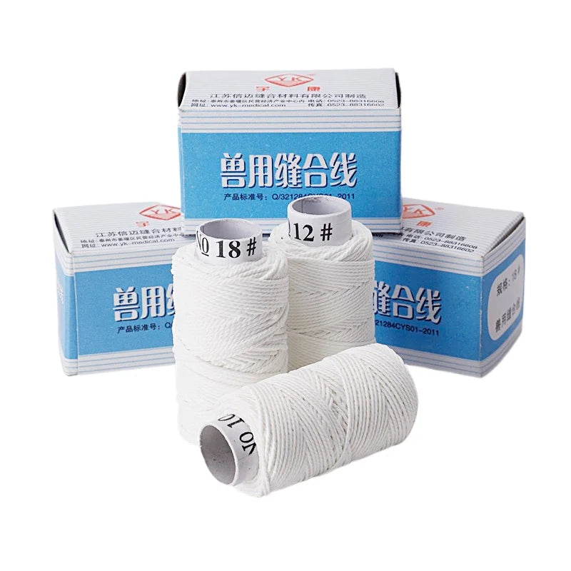1 Volumes Veterinary Suture Pig Thread Special Beam Surgical Needle
