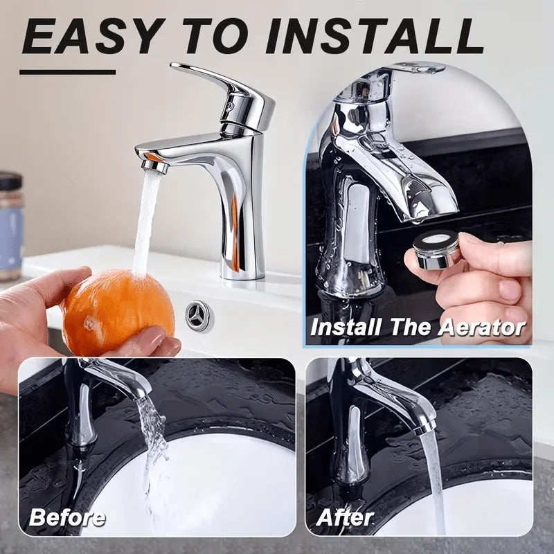 Splash-control Faucet Aerator Spray M24 Threading Bathroom Taps Easy
