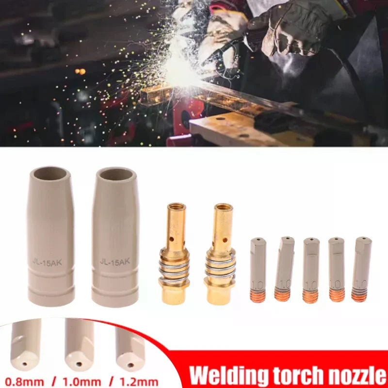 0 8 1 MIG Torch Gas Nozzle Tip Holder Protection Parts 15AK Welding Zpaxo