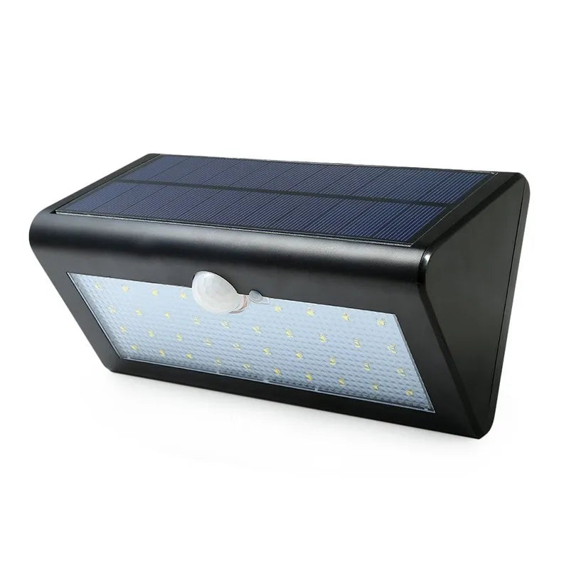 Outdoor Solar Motion Sensor Light 38 Waterproof LED Security Lamp for Garden Patio Garage Night Lighting Zpaxo 38LED-Black White Lighting China Mainland