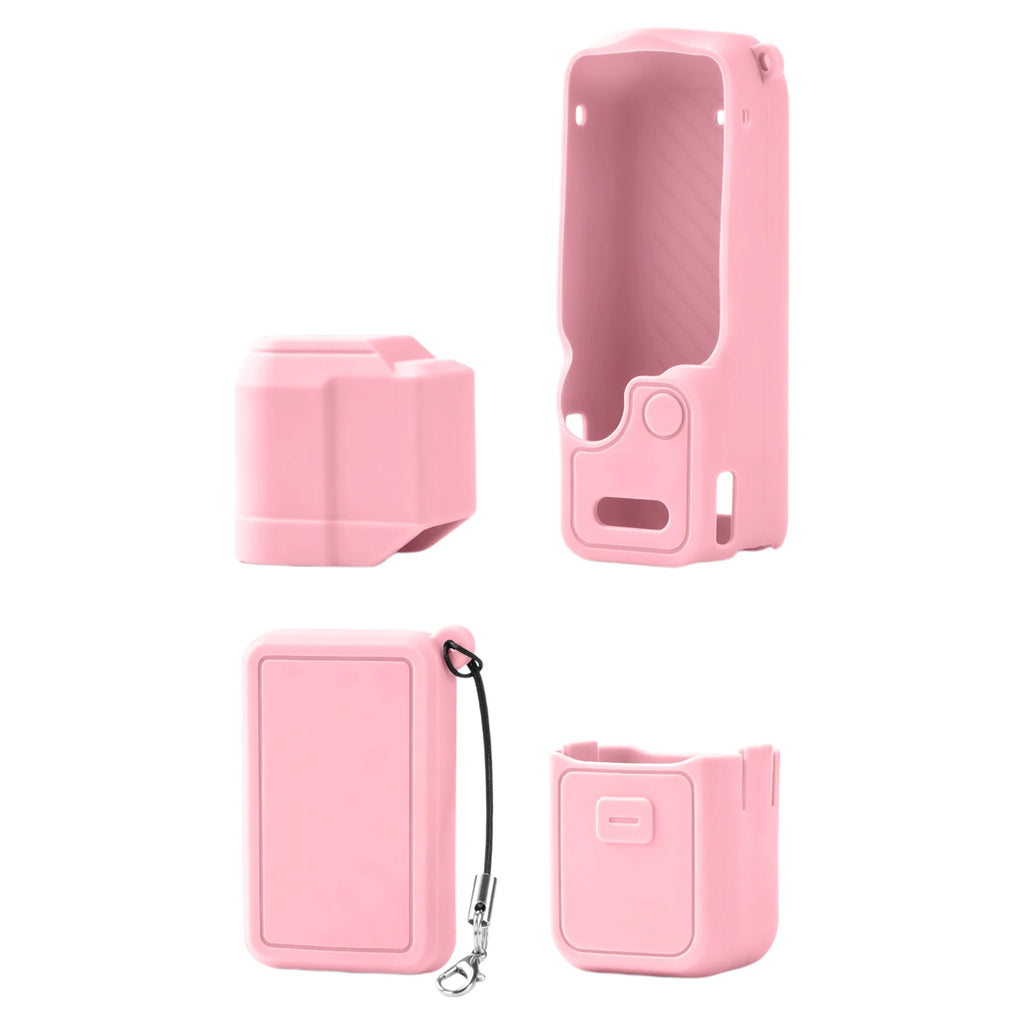 For DJI Osmo Pocket 4 Soft Silicone Protective Case Shockproof Silicone Sleeve Anti-Scratch Camera Protection Shell Camera Parts Zpaxo Pink China Mainland