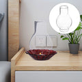 Clear Glass Cover Open Ended Tube Shade Delicate Romantic Transparent
