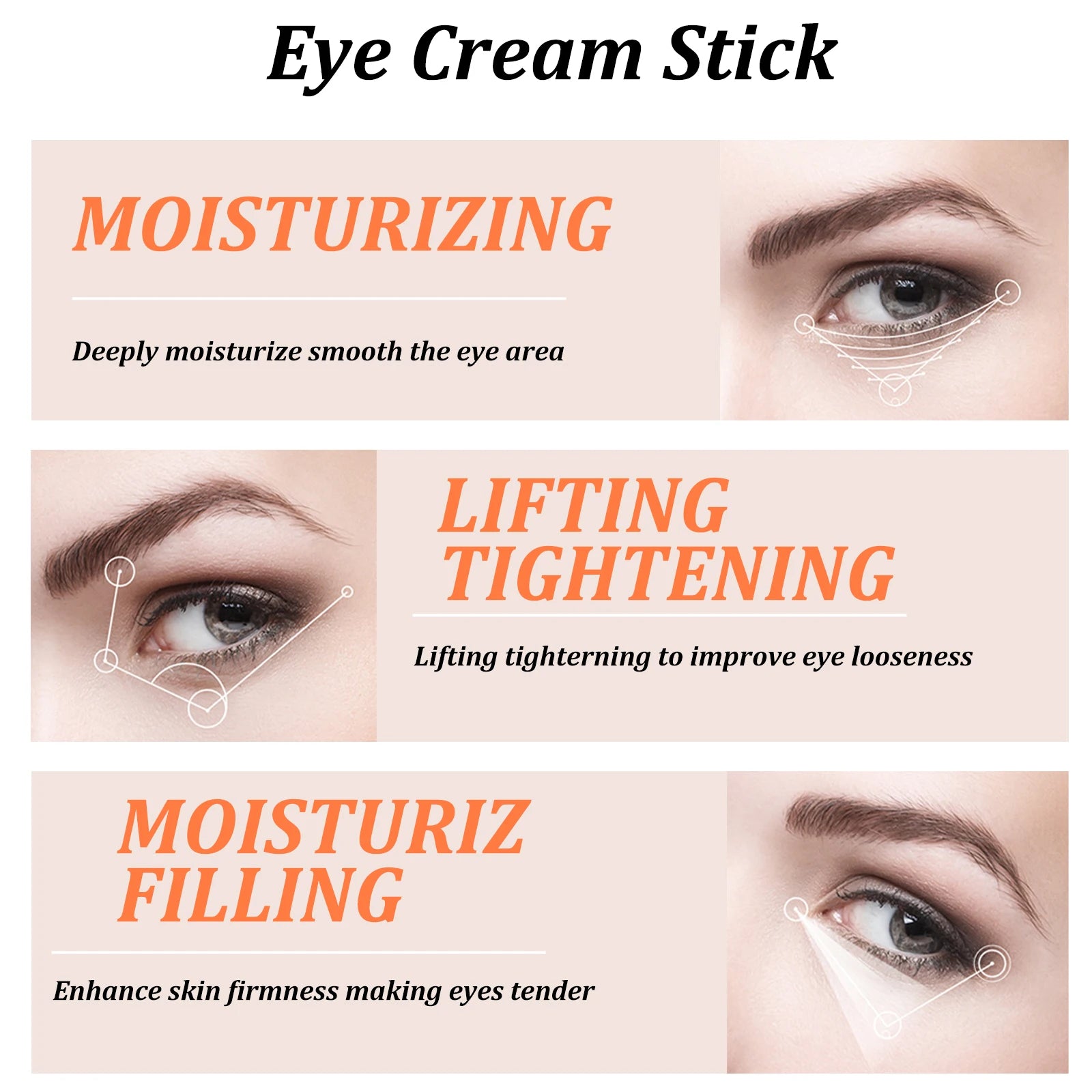 Hoygi Snail Eye Cream Stick – Dark Circles, Wrinkles & Puffiness Eye Cream Stick Zpaxo